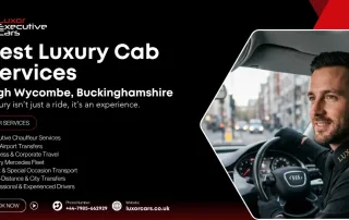Luxury cab service in Buckinghamshire with executive car by Luxor Cars