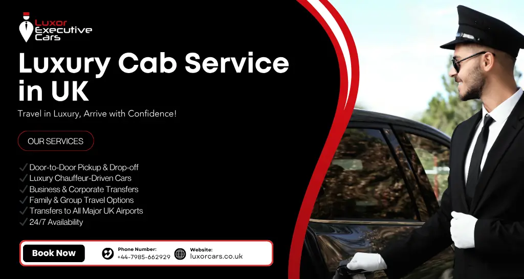 Luxury Cab Service with professional chauffeur and premium vehicle for comfortable travel
