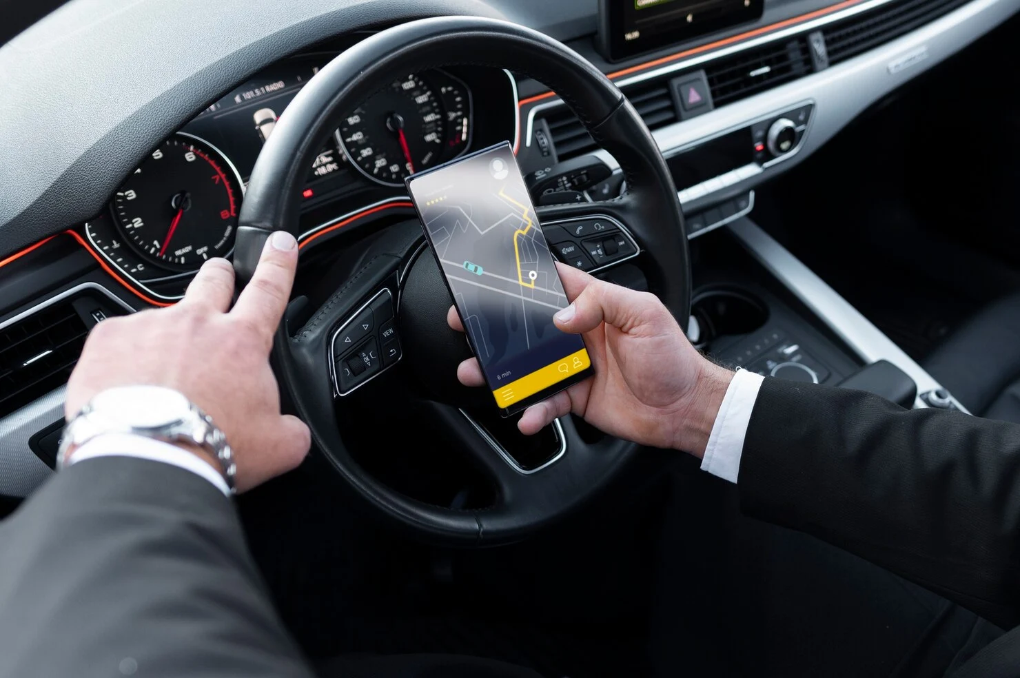 High-end luxury car taxi service for comfortable travel