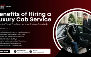 Luxury Cab Service with professional chauffeur and premium vehicle for comfortable travel.