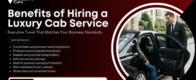 Luxury Cab Service with professional chauffeur and premium vehicle for comfortable travel.
