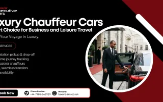 Premium luxury chauffeur cars with professional driver service