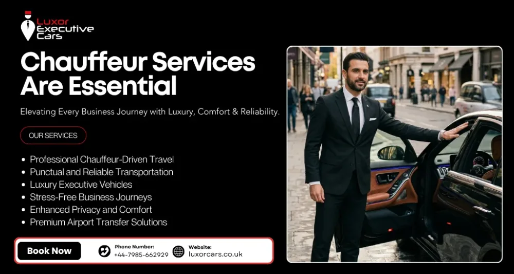 Executive Chauffeur Services providing luxury business travel in the UK