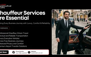 Executive Chauffeur Services providing luxury business travel in the UK