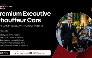 Premium Executive Chauffeur Cars providing luxury business travel in the UK