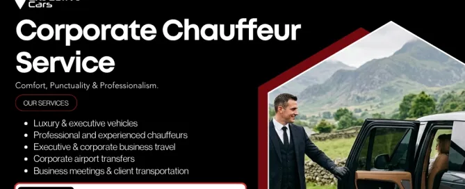 Corporate Chauffeur Service with luxury executive car