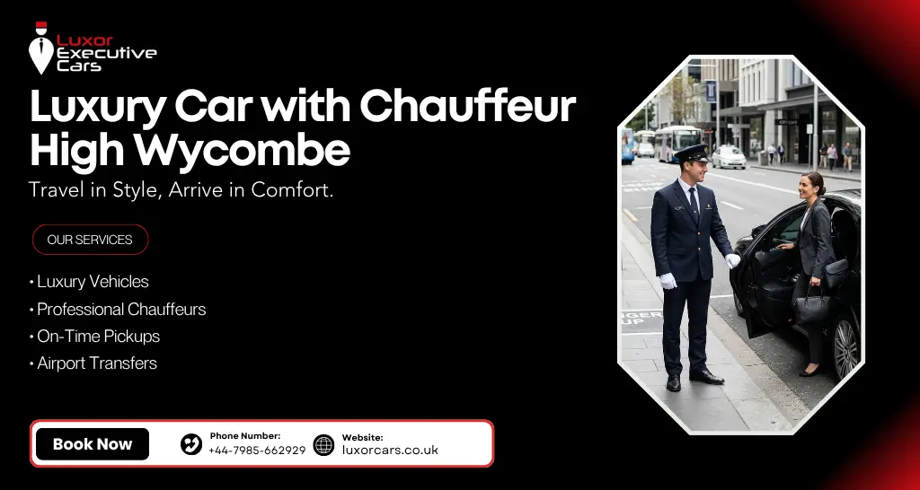 Executive chauffeur car hire in High Wycombe, Buckinghamshire